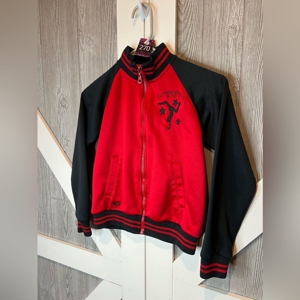 270. Gymnastics Etc. Embroidered Jacket Youth Medium